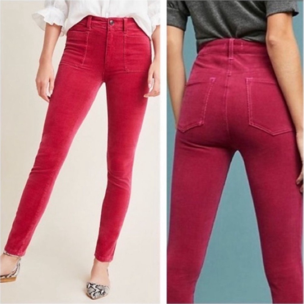 Pilcro corduroy high rise skinny
